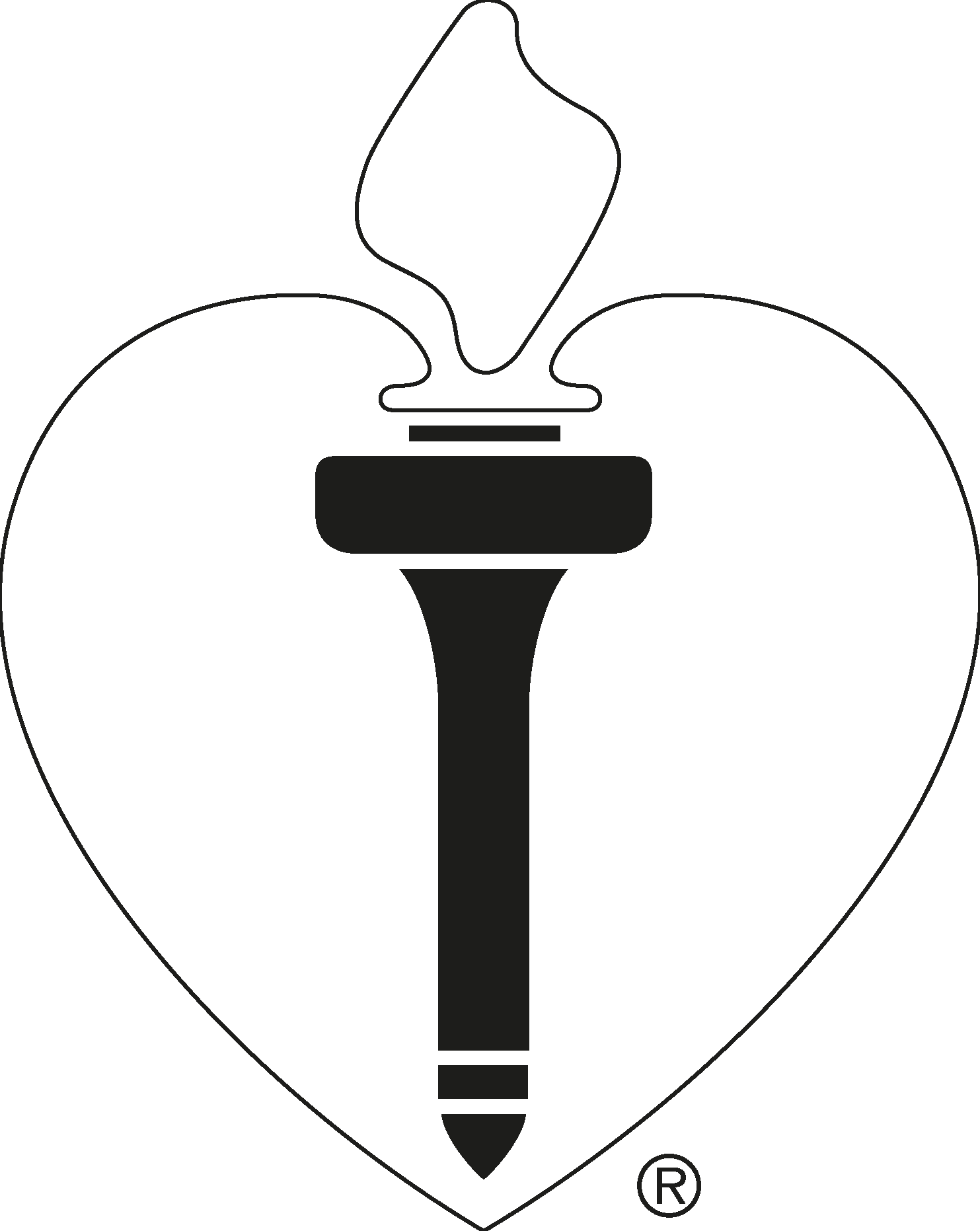 American Heart Association Simple Logo Vector Logo